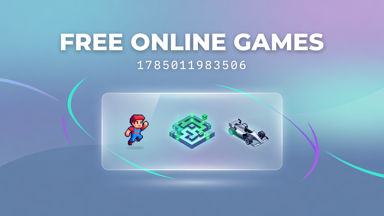 Diverse players engaging with free online games across multiple devices in a shared digital space