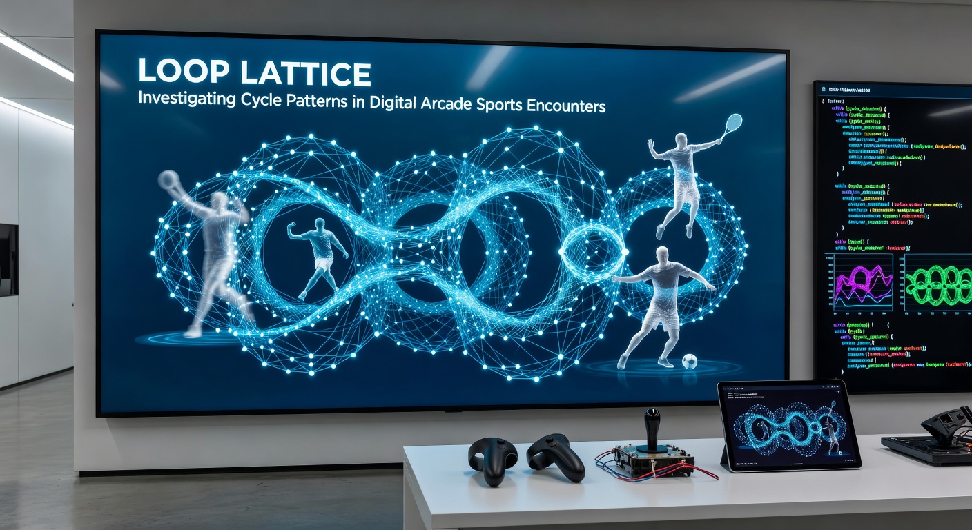 Visualization of lattice layers mapping cycle frequency and deviation in arcade sports matches