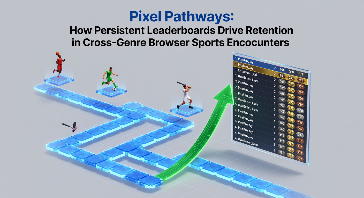Players engaging with persistent leaderboards in browser-based sports games that blend multiple genres