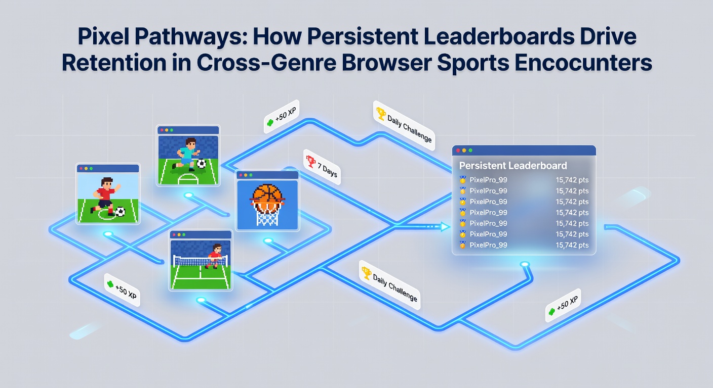 Detailed view of leaderboard interfaces in mixed-genre browser sports titles